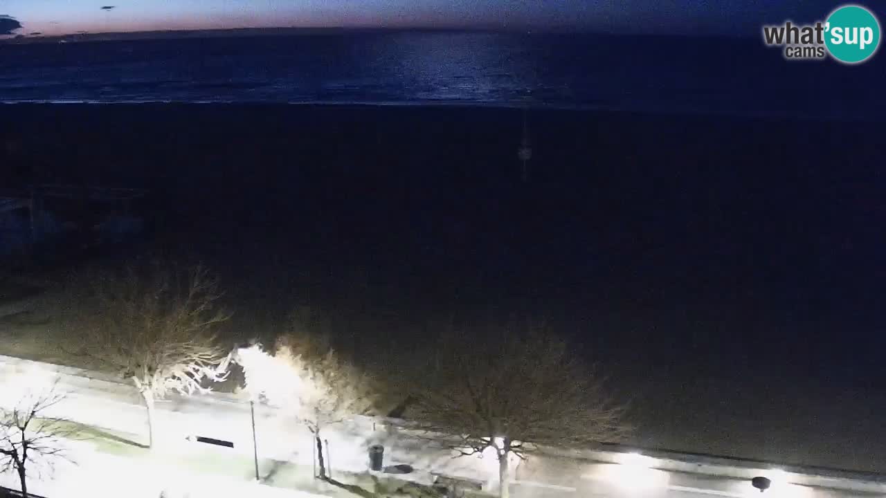 Webcam en direct plage de Bibione – vue depuis Ashanti ApartHotel