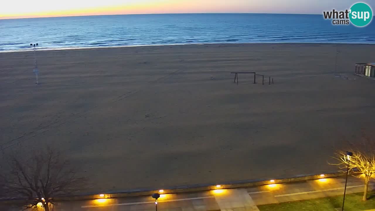 Webcam en direct plage de Bibione – vue depuis Ashanti ApartHotel