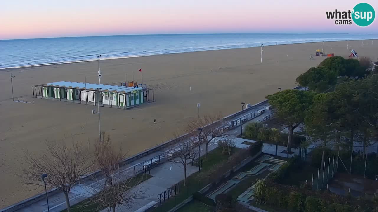 Webcam en direct plage de Bibione – vue depuis Ashanti ApartHotel