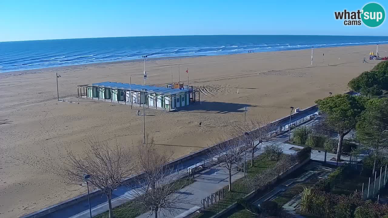 Webcam en direct plage de Bibione – vue depuis Ashanti ApartHotel