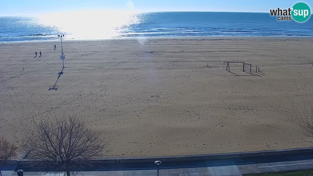 Webcam en direct plage de Bibione – vue depuis Ashanti ApartHotel