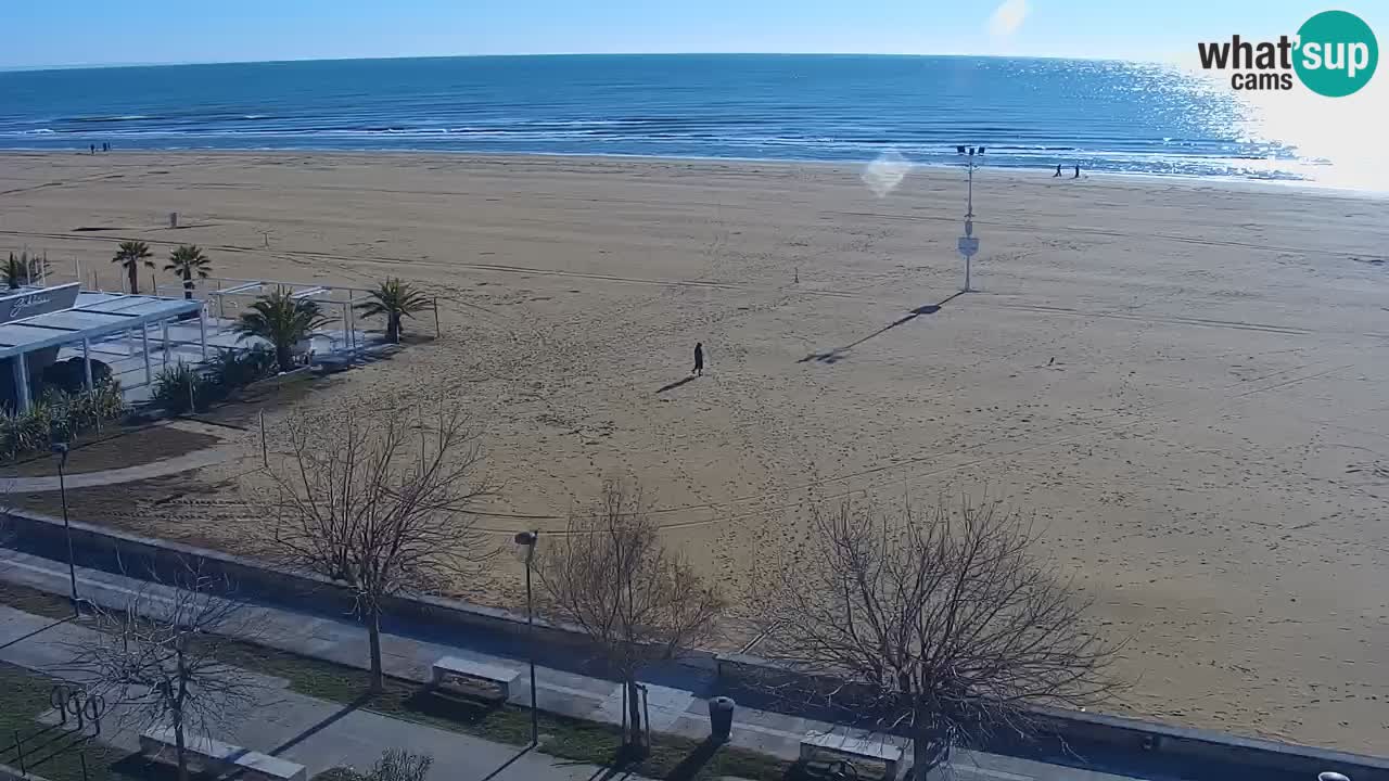 Webcam en direct plage de Bibione – vue depuis Ashanti ApartHotel