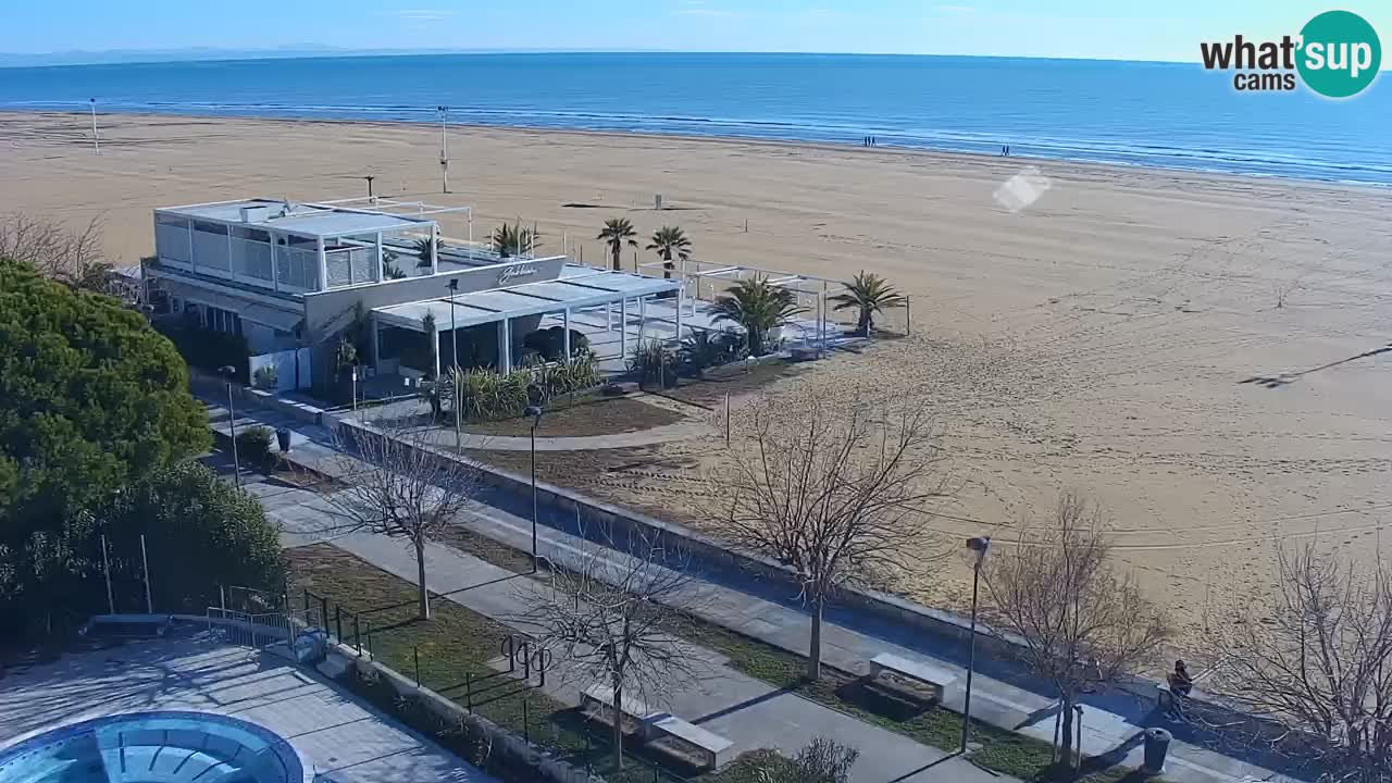 Live Webcam Bibione beach – view from Ashanti ApartHotel