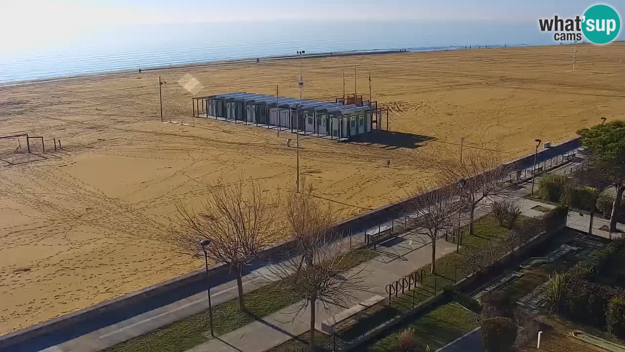 Webcam en direct plage de Bibione – vue depuis Ashanti ApartHotel