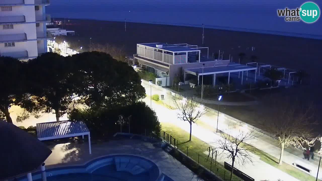 Live Webcam Bibione spiaggia – vista dall’Ashanti ApartHotel