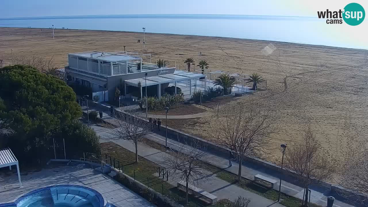 Live Webcam Bibione beach – view from Ashanti ApartHotel