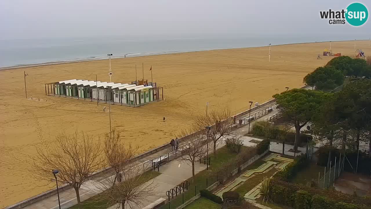 Webcam en vivo playa Bibione – vista desde Ashanti ApartHotel