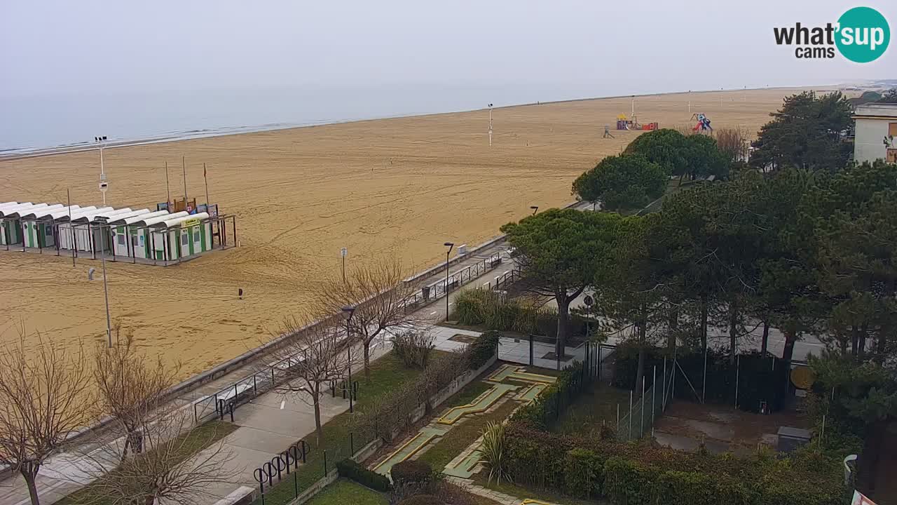 Webcam en direct plage de Bibione – vue depuis Ashanti ApartHotel