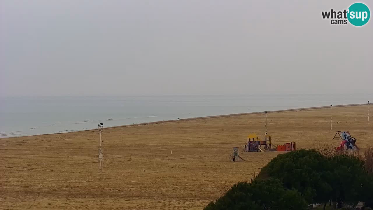 Webcam en direct plage de Bibione – vue depuis Ashanti ApartHotel