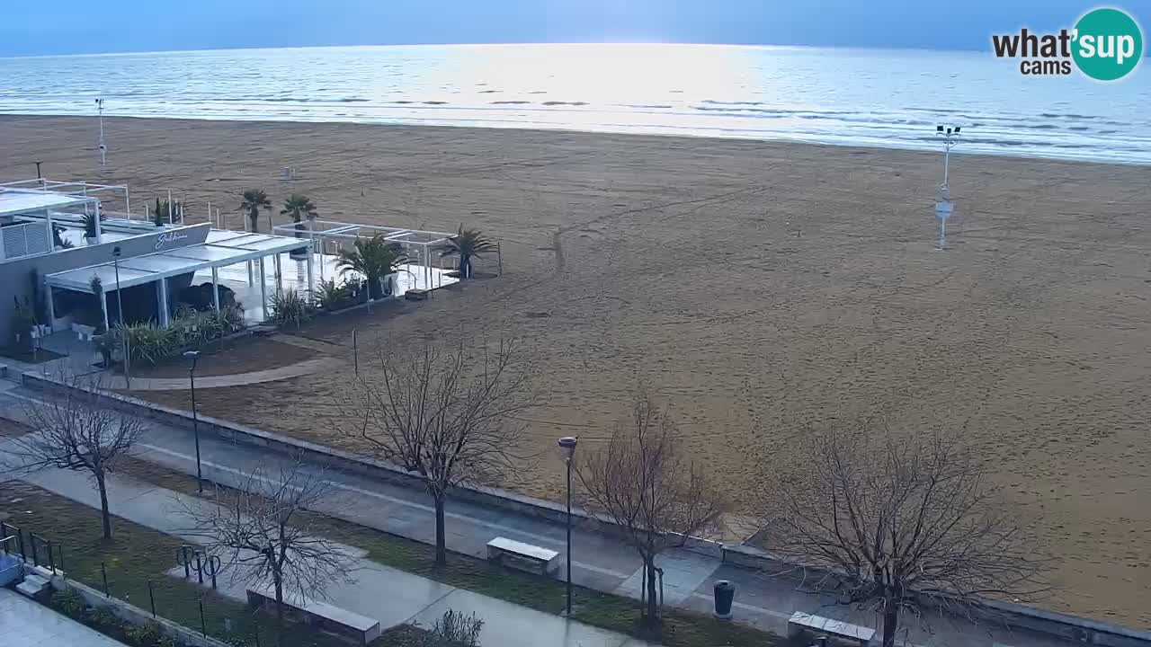 Webcam en direct plage de Bibione – vue depuis Ashanti ApartHotel