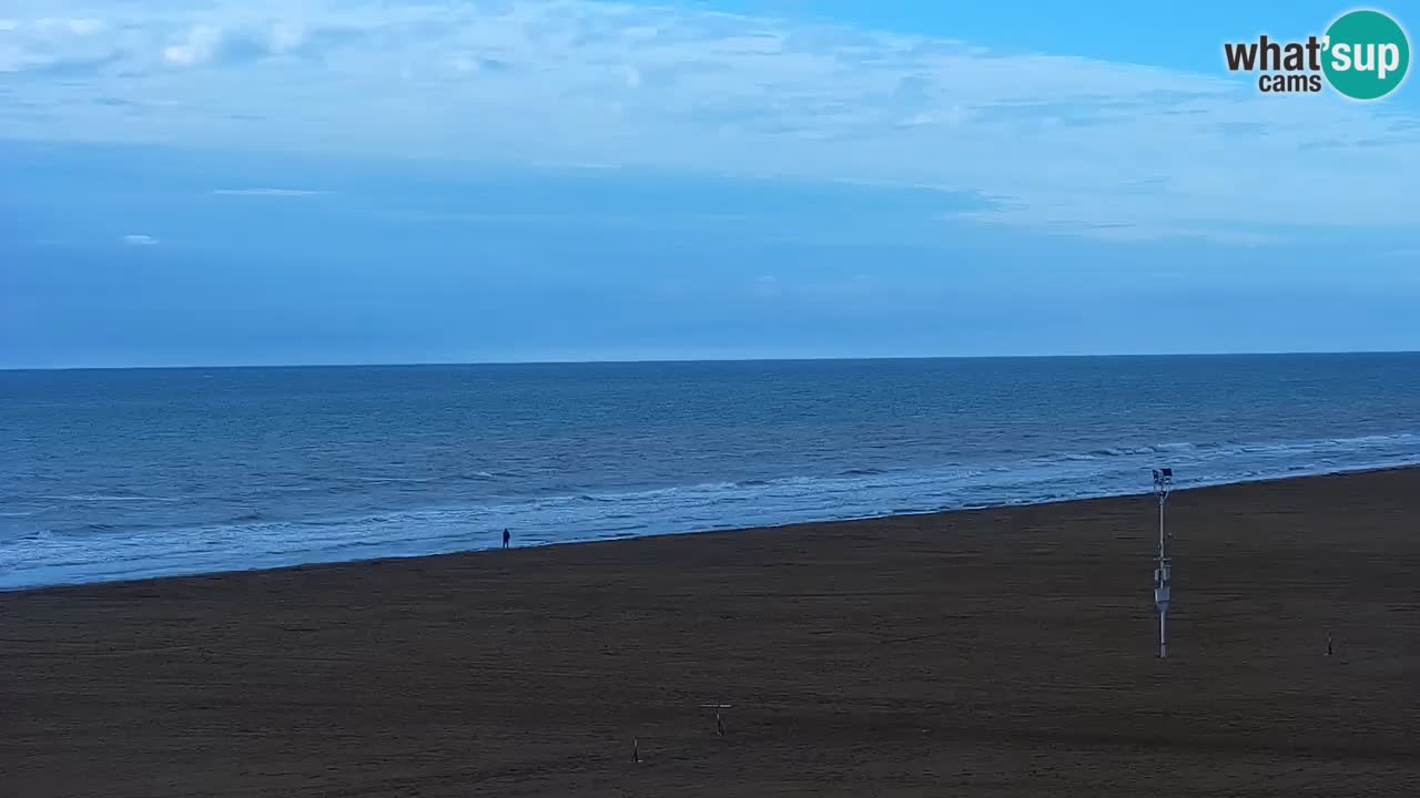 Webcam en direct plage de Bibione – vue depuis Ashanti ApartHotel