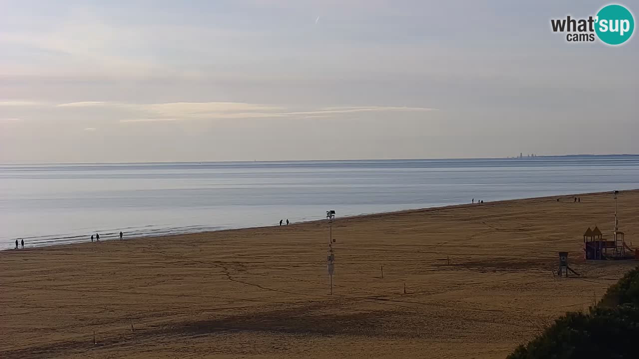 Webcam en direct plage de Bibione – vue depuis Ashanti ApartHotel