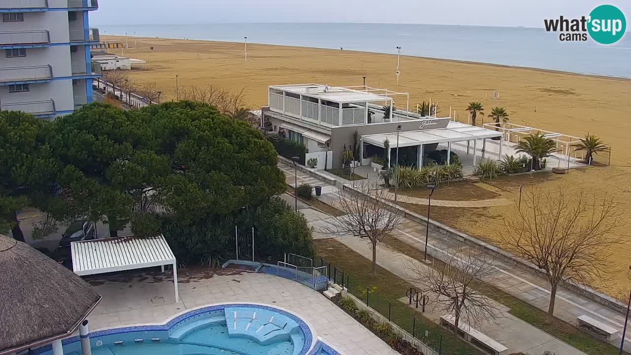 Live Webcam Bibione beach – view from Ashanti ApartHotel