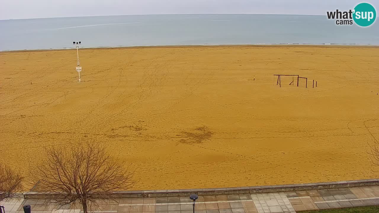 Webcam en direct plage de Bibione – vue depuis Ashanti ApartHotel