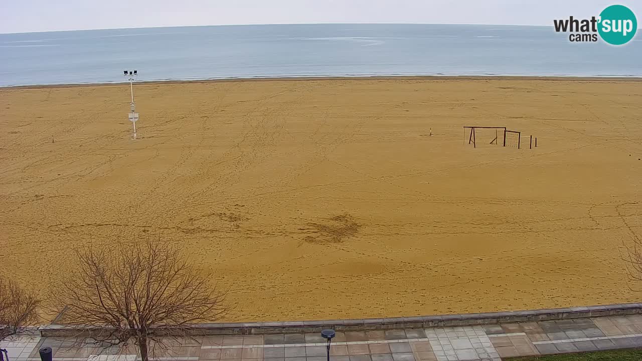 Webcam en direct plage de Bibione – vue depuis Ashanti ApartHotel