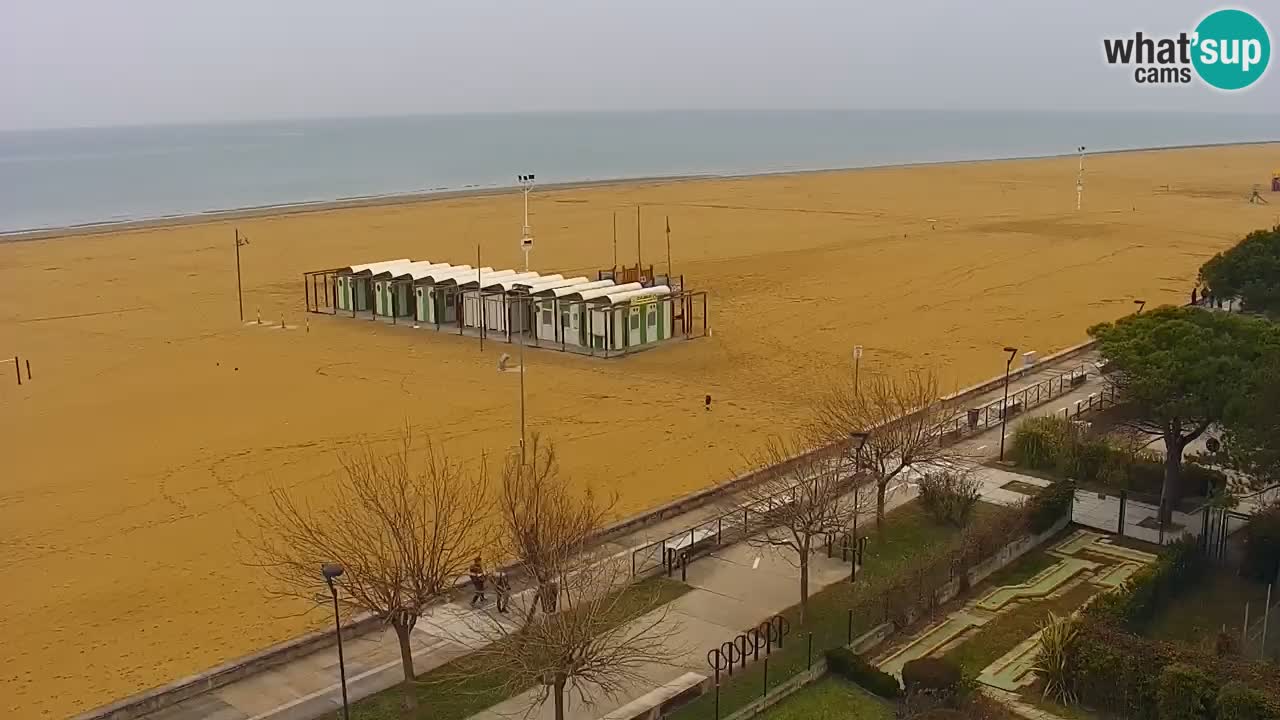 Web kamera Bibione plaža – pogled sa Ashanti ApartHotela