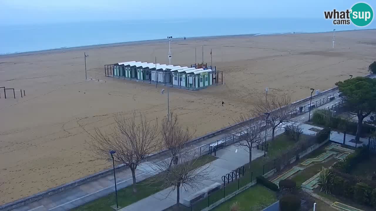 Webcam en direct plage de Bibione – vue depuis Ashanti ApartHotel