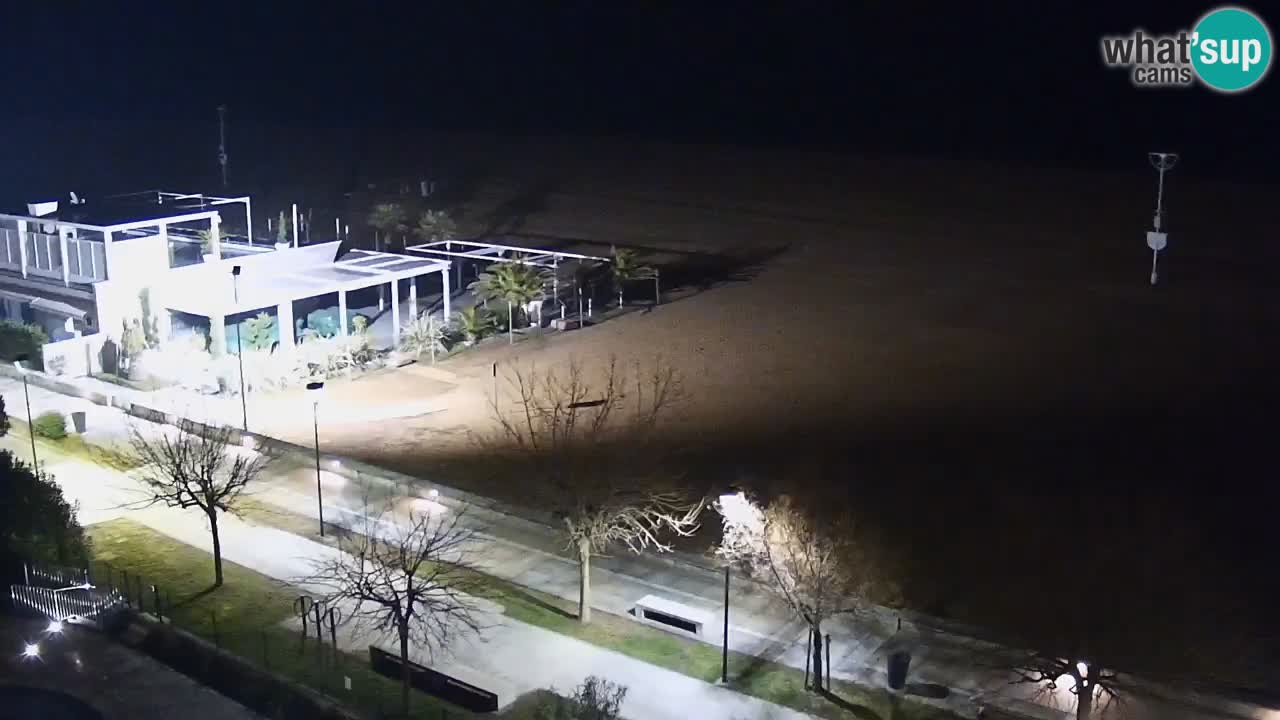 Webcam en vivo playa Bibione – vista desde Ashanti ApartHotel