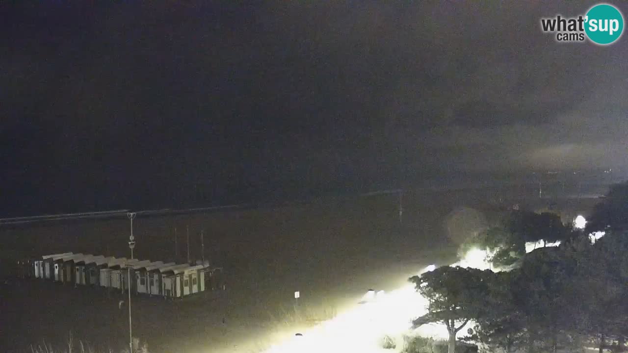 Webcam en vivo playa Bibione – vista desde Ashanti ApartHotel