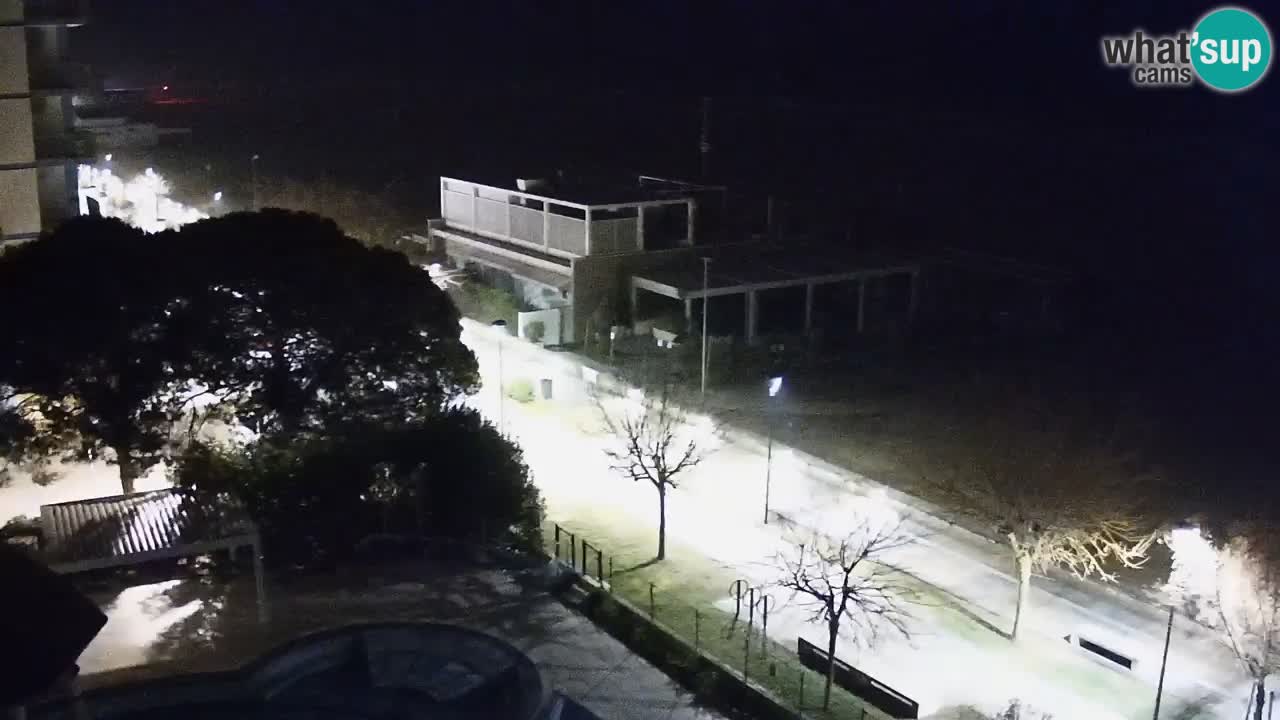 Webcam en vivo playa Bibione – vista desde Ashanti ApartHotel