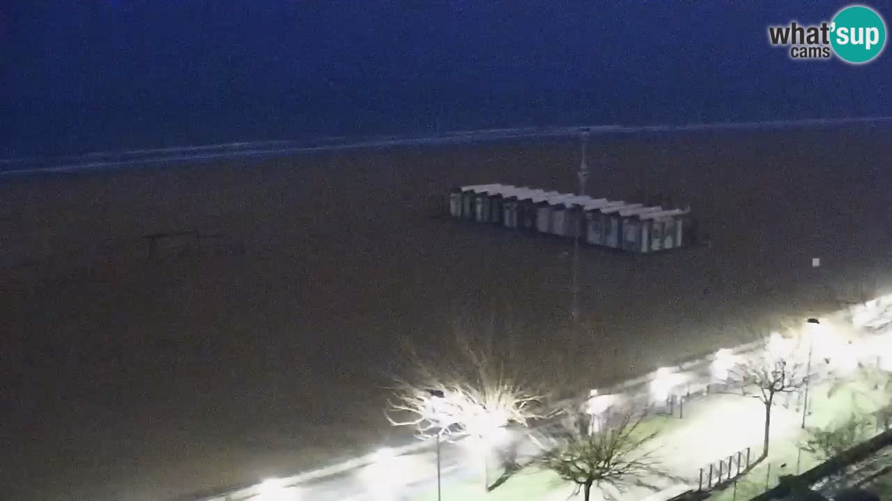 Webcam en direct plage de Bibione – vue depuis Ashanti ApartHotel