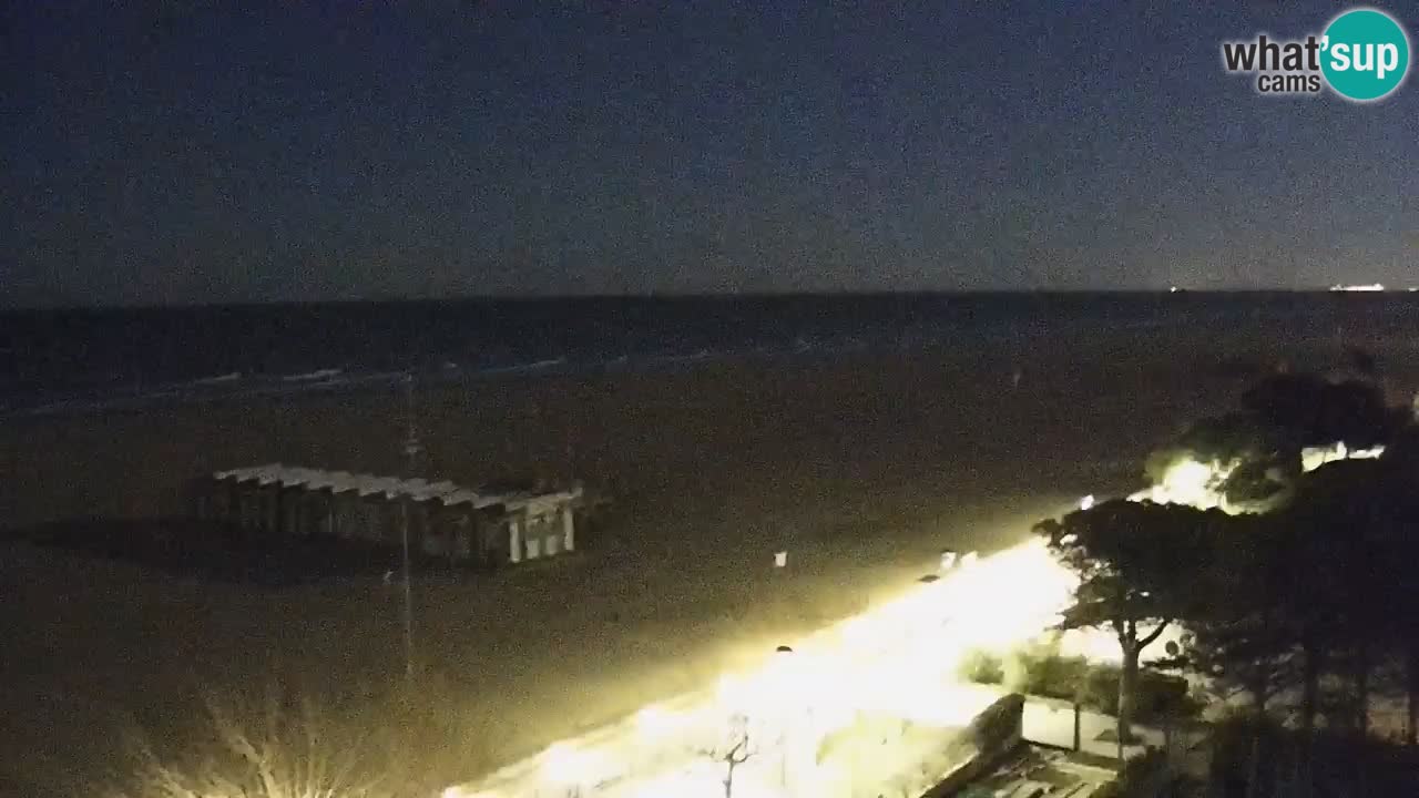 Webcam en direct plage de Bibione – vue depuis Ashanti ApartHotel