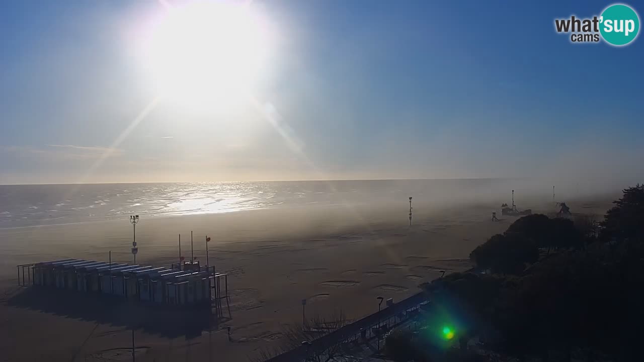 Live Webcam Bibione beach – view from Ashanti ApartHotel