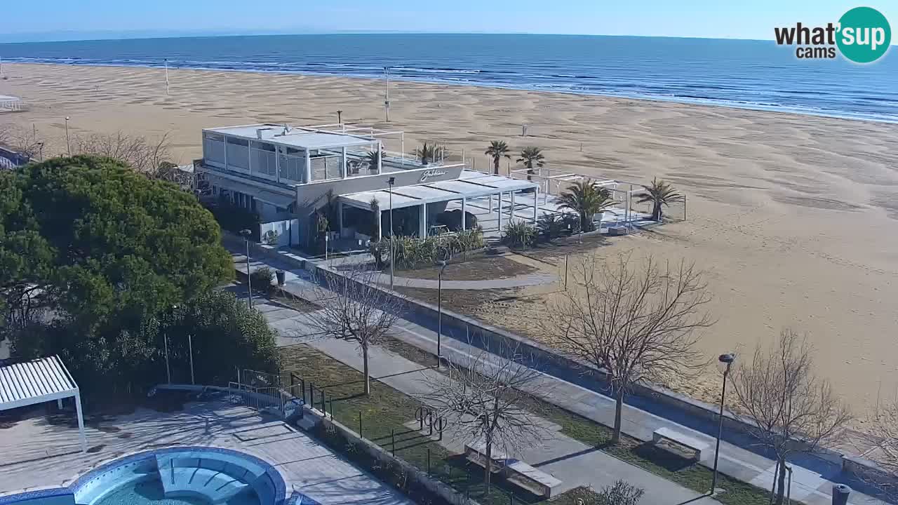 Live Webcam Bibione beach – view from Ashanti ApartHotel