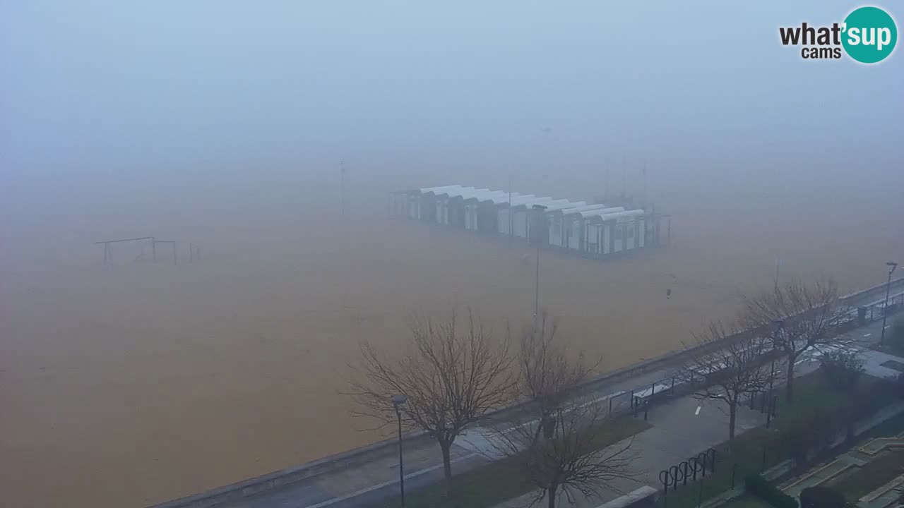 Web kamera Bibione plaža – pogled sa Ashanti ApartHotela