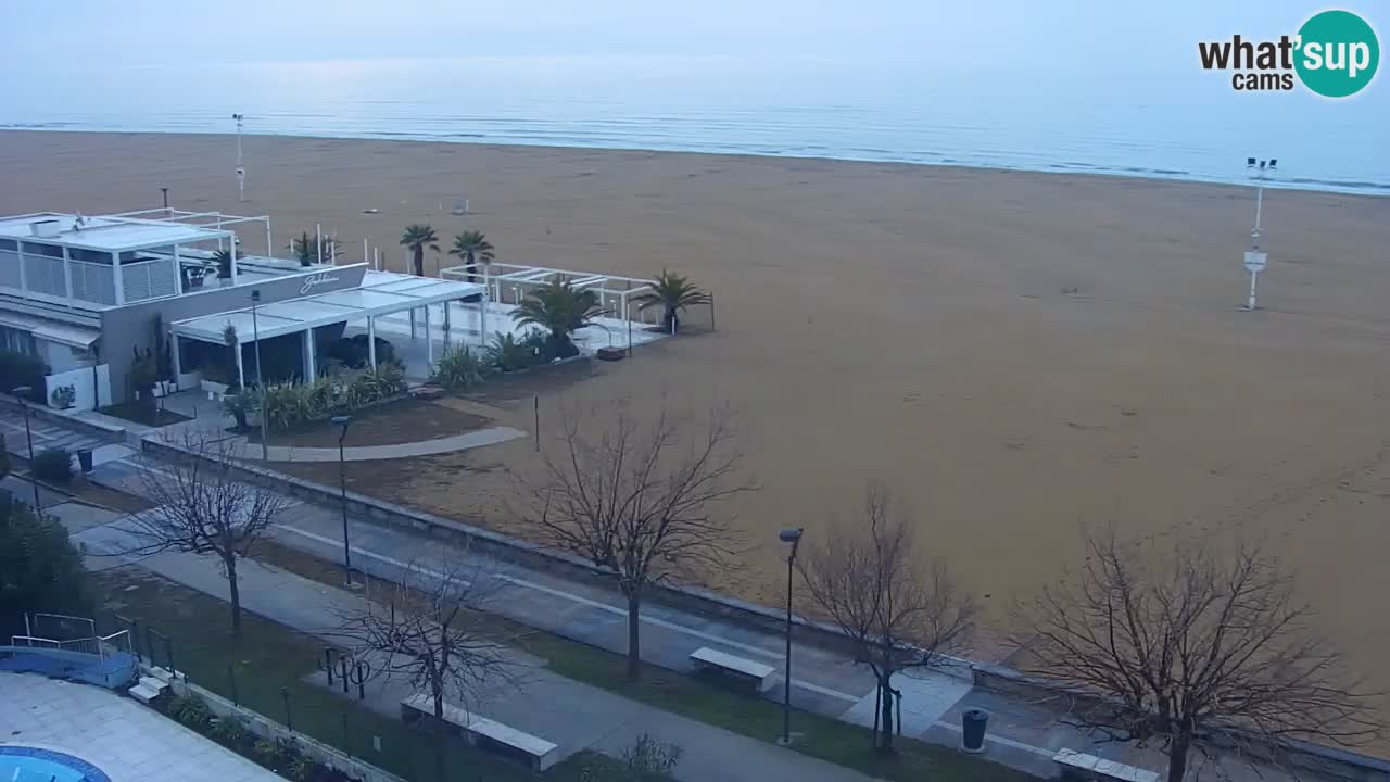 Webcam en direct plage de Bibione – vue depuis Ashanti ApartHotel