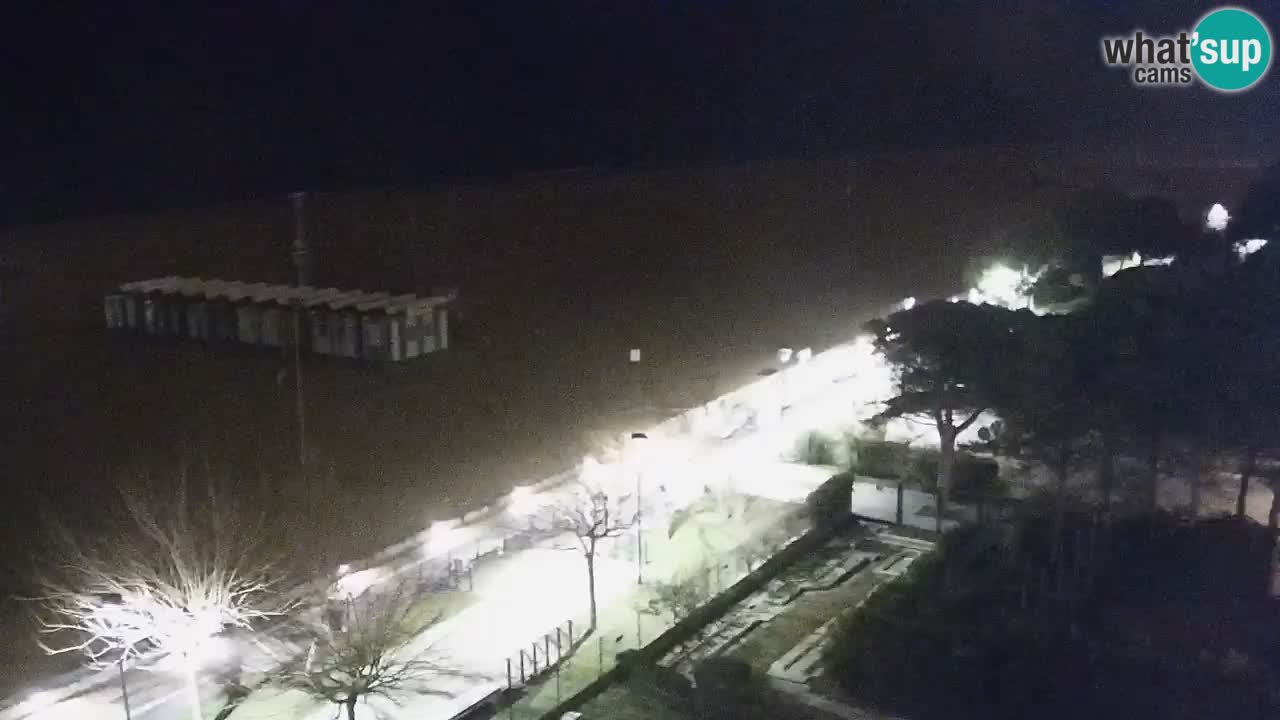 Webcam en vivo playa Bibione – vista desde Ashanti ApartHotel