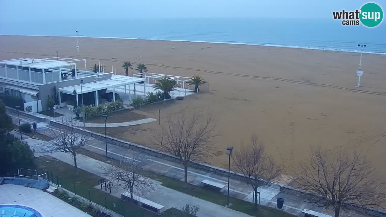 Webcam en direct plage de Bibione – vue depuis Ashanti ApartHotel