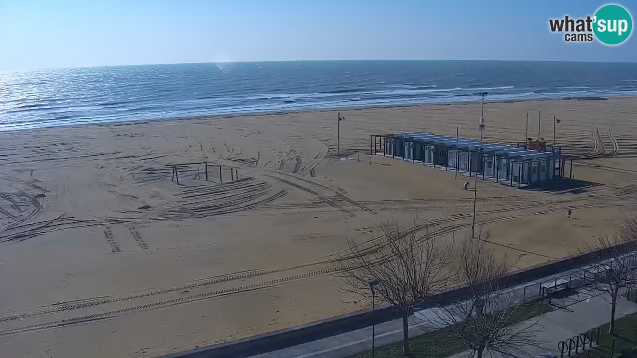 Webcam en vivo playa Bibione – vista desde Ashanti ApartHotel