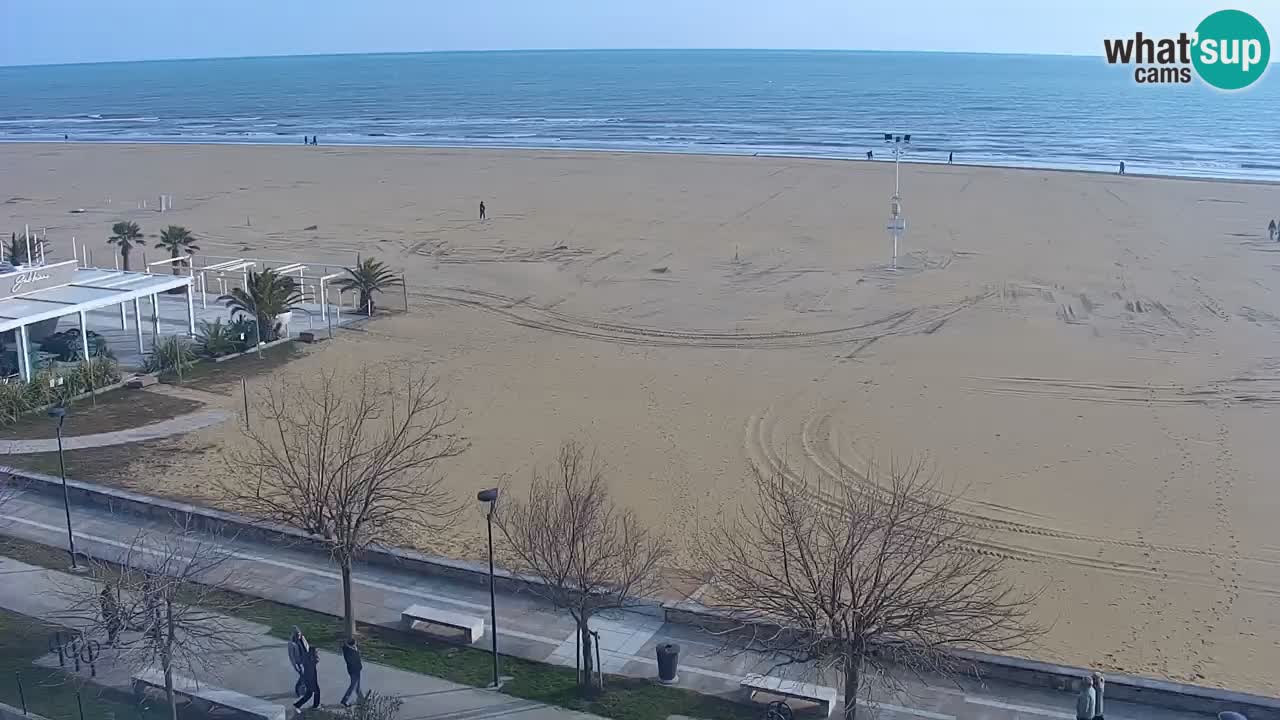 Webcam en direct plage de Bibione – vue depuis Ashanti ApartHotel