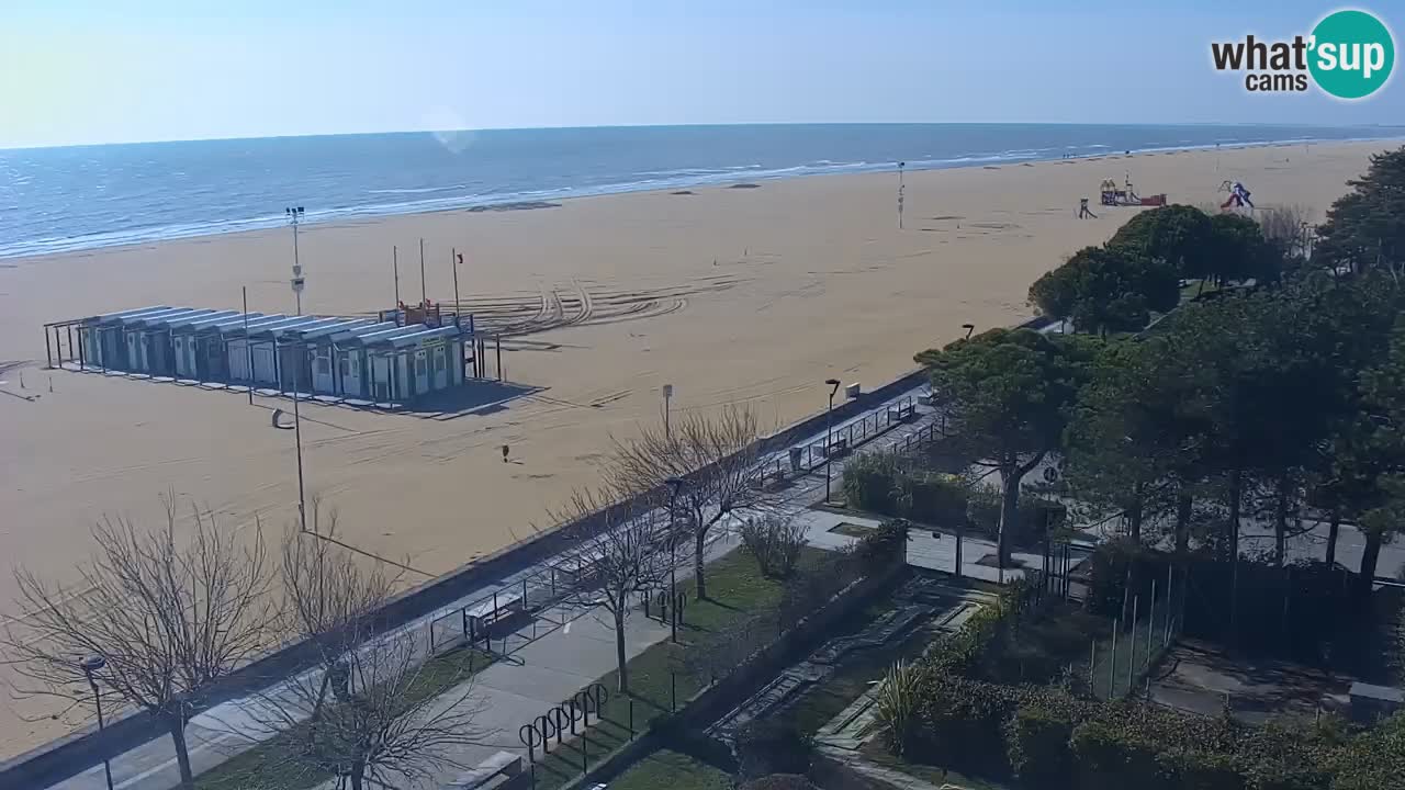 Webcam en direct plage de Bibione – vue depuis Ashanti ApartHotel