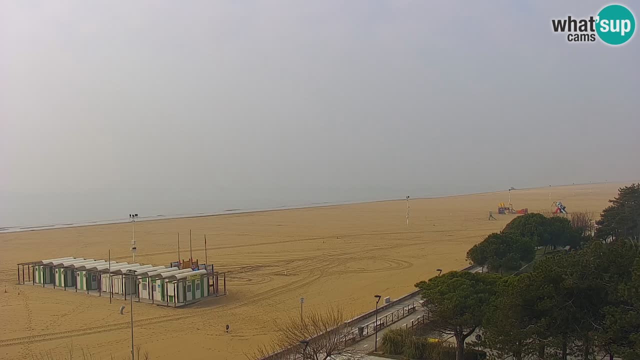 Webcam en direct plage de Bibione – vue depuis Ashanti ApartHotel