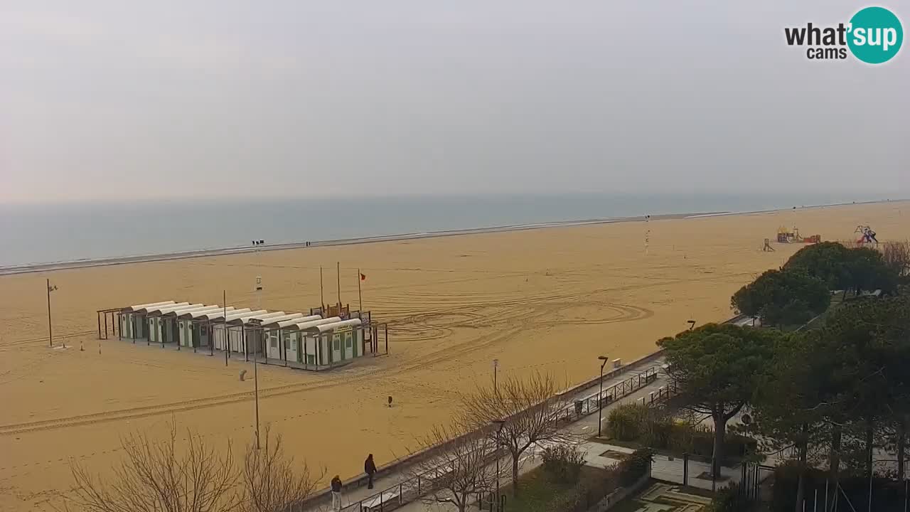 Webcam en direct plage de Bibione – vue depuis Ashanti ApartHotel