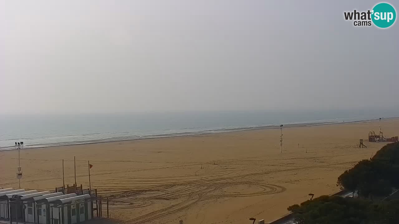 Webcam en direct plage de Bibione – vue depuis Ashanti ApartHotel