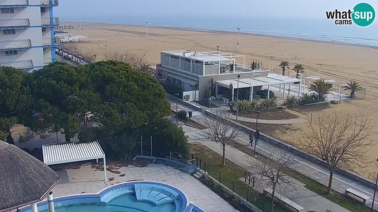 Live Webcam Bibione spiaggia – vista dall’Ashanti ApartHotel