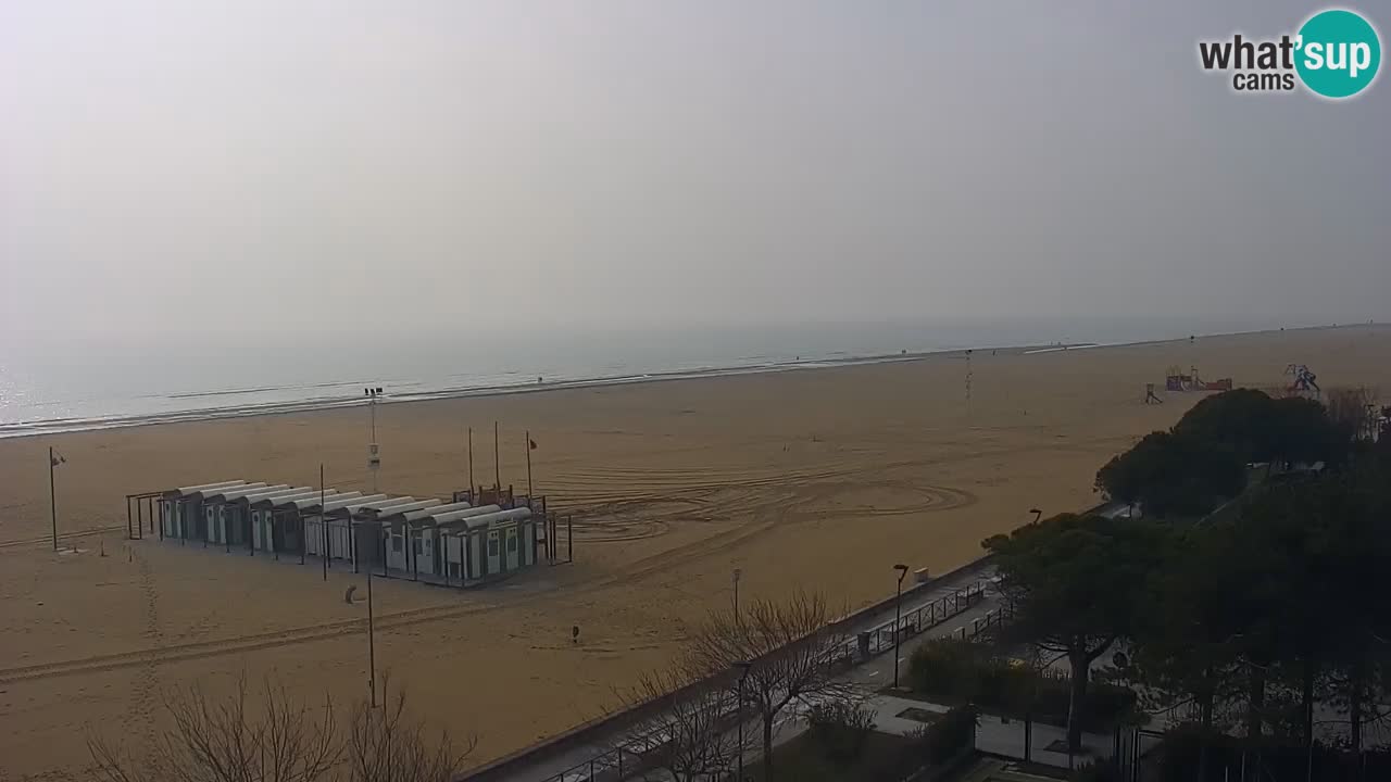 Webcam en direct plage de Bibione – vue depuis Ashanti ApartHotel