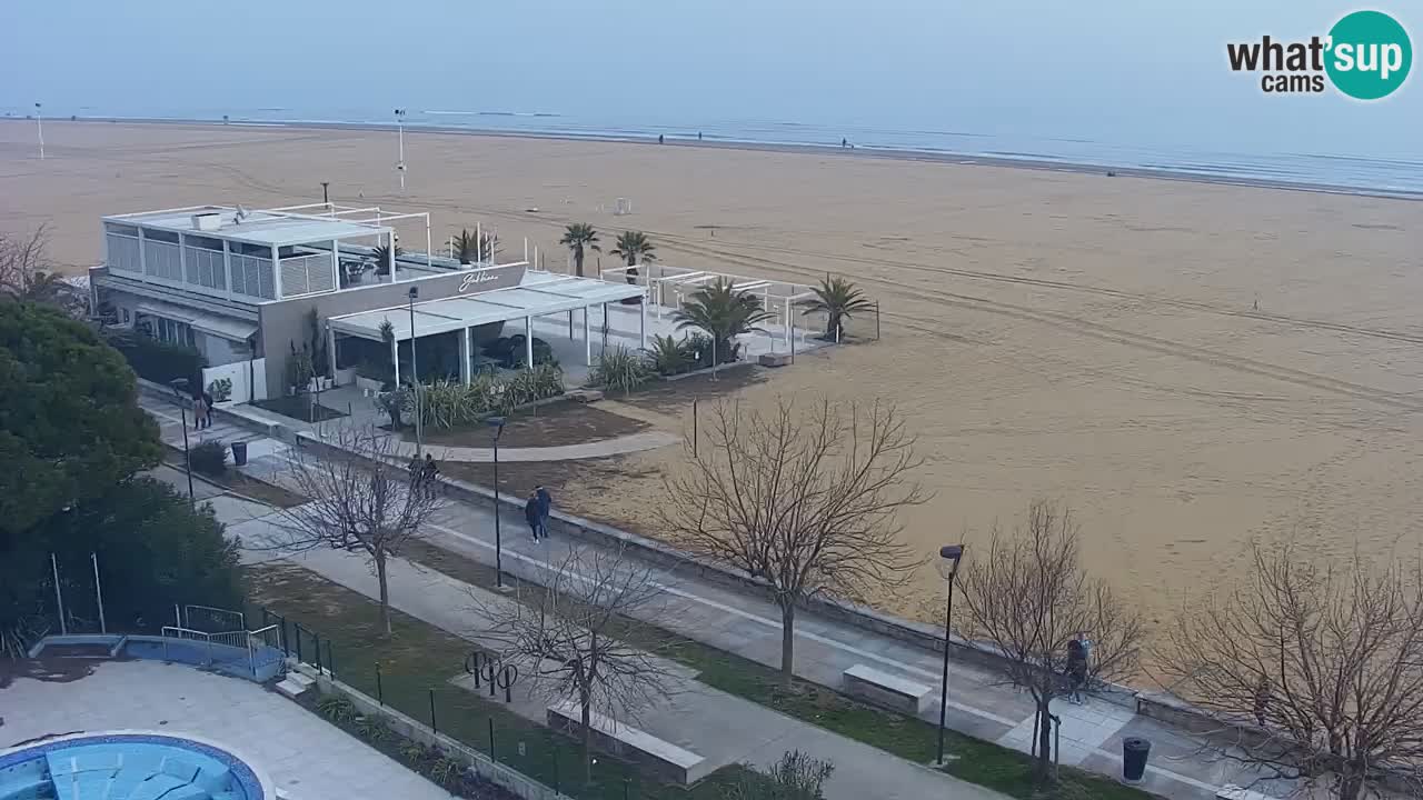 Webcam en direct plage de Bibione – vue depuis Ashanti ApartHotel