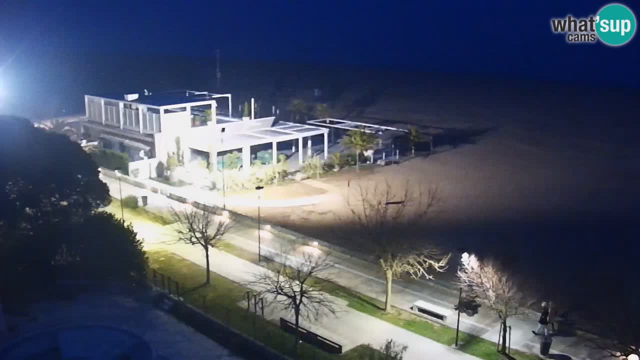 Webcam en direct plage de Bibione – vue depuis Ashanti ApartHotel