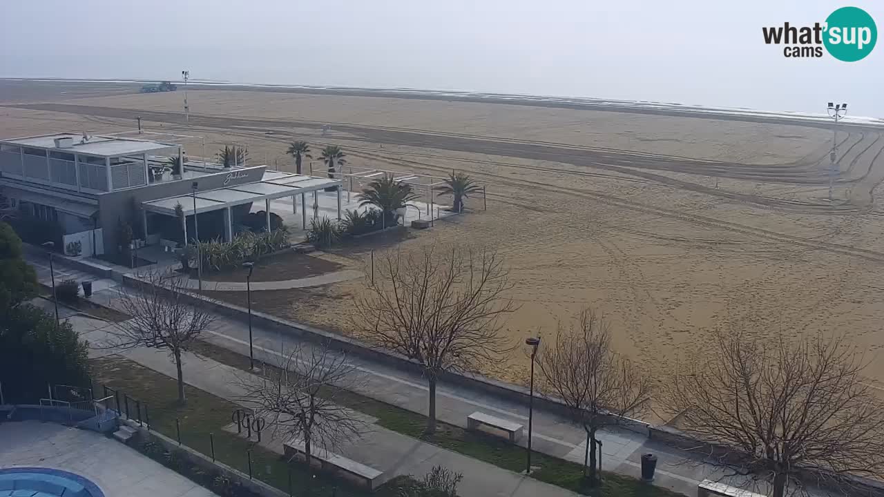 Webcam en direct plage de Bibione – vue depuis Ashanti ApartHotel