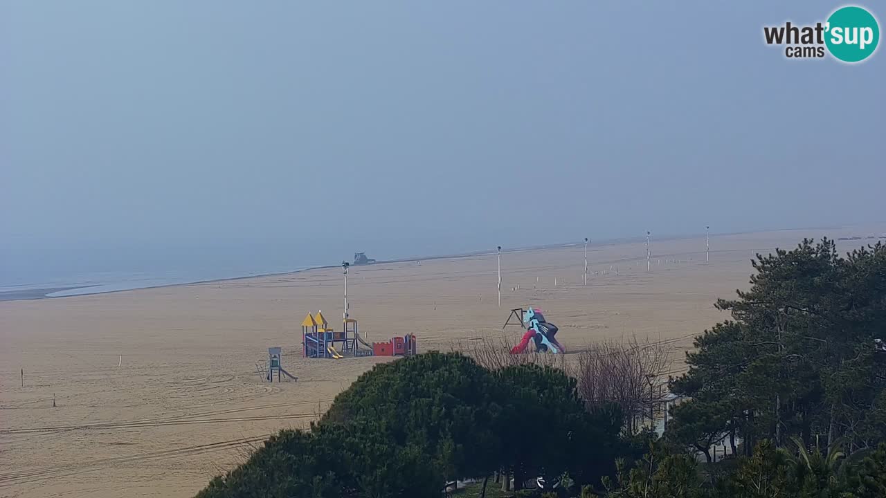 Webcam en direct plage de Bibione – vue depuis Ashanti ApartHotel