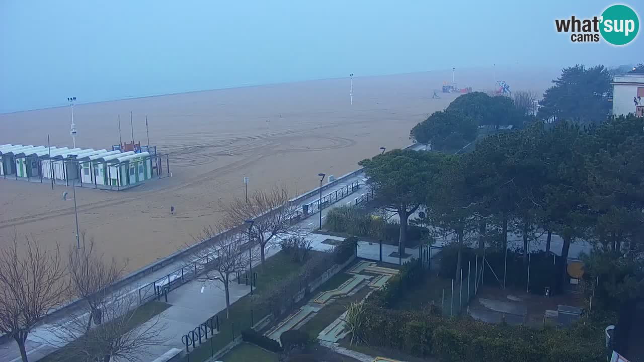 Webcam en vivo playa Bibione – vista desde Ashanti ApartHotel