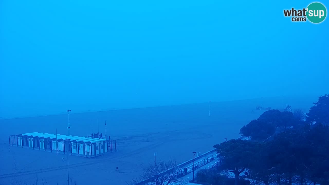 Webcam en direct plage de Bibione – vue depuis Ashanti ApartHotel