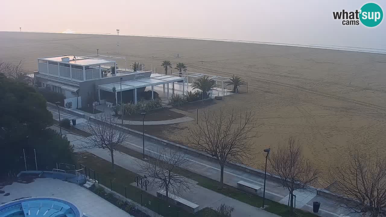 Webcam en direct plage de Bibione – vue depuis Ashanti ApartHotel