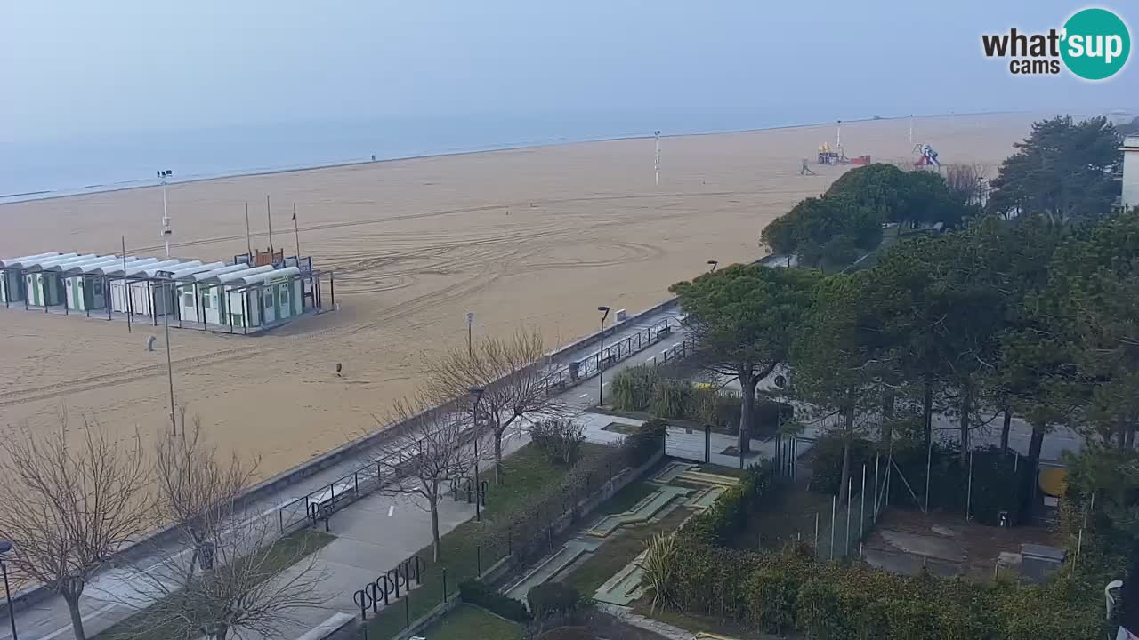 Webcam en direct plage de Bibione – vue depuis Ashanti ApartHotel