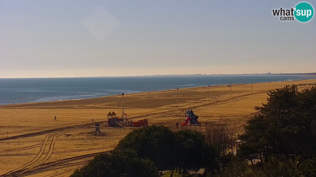 Web kamera Bibione plaža – pogled sa Ashanti ApartHotela