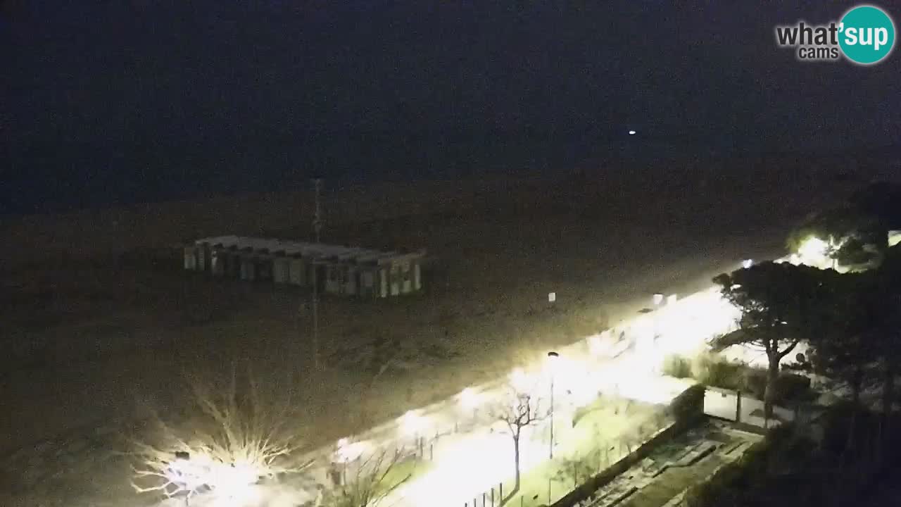 Webcam en vivo playa Bibione – vista desde Ashanti ApartHotel